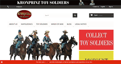 Desktop Screenshot of kronprinztoysoldiers.com